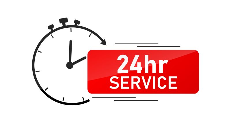 24 hour emergency service