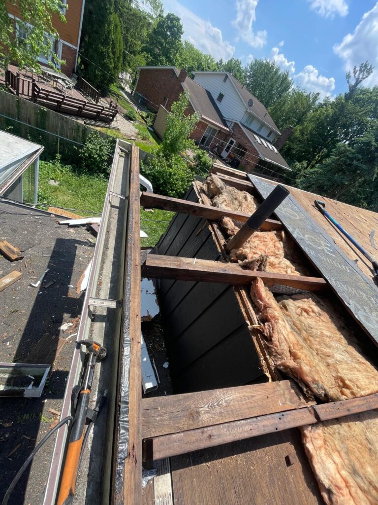 Old Roof Damage
