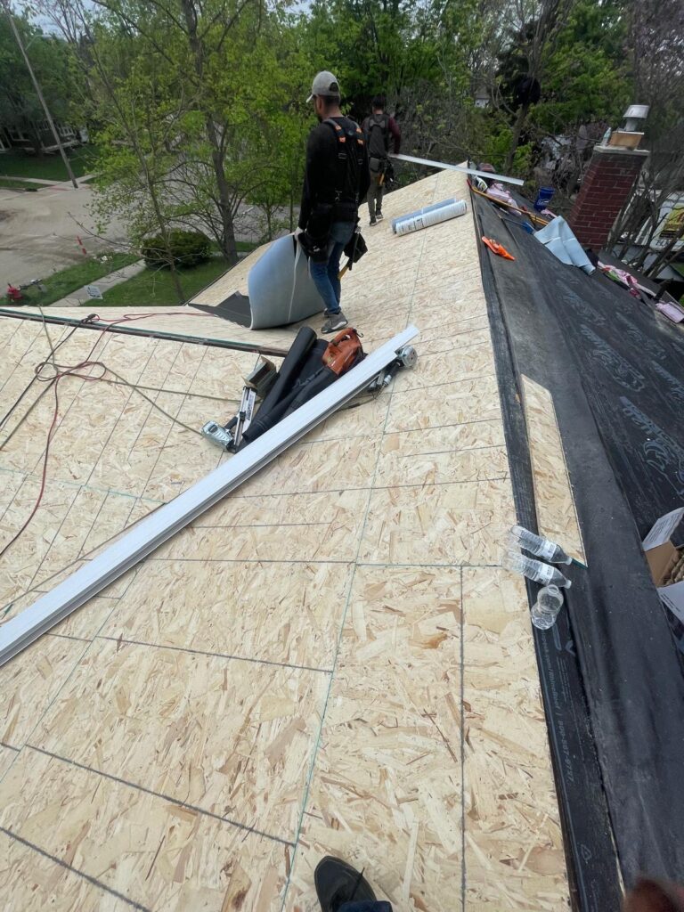 Newly replaced decking